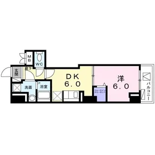 セレーノ トウキョウ【6階】の間取り