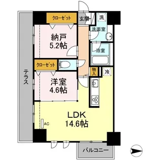 グレイスコート・アイエス【1階】の間取り