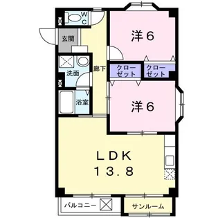 T.レックス【3階】の間取り