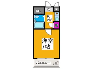 BUILD ONE【3階】の間取り