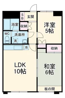 グレイスイセハラ【5階】の間取り