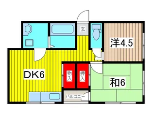 セント・ビル【2階】の間取り