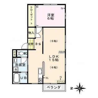 K’sIII A【2階】の間取り
