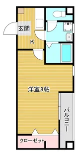 グランデ八女【2階】の間取り