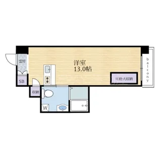 兵庫県神戸市兵庫区会下山町2【マンション】の間取り