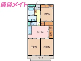 エクセレンス【2階】の間取り