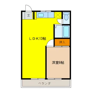 多恵第二ビル【2階】の間取り