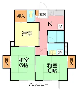 エムアイハイツ【2階】の間取り