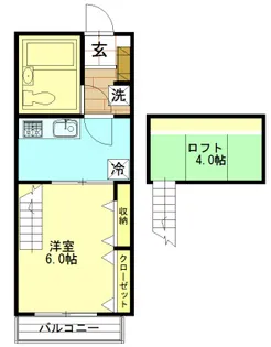 グレースアイルY【2階】の間取り