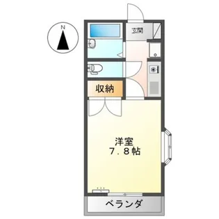 ユースパレス土井【2階】の間取り