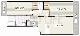 兵庫県丹波篠山市吹上【マンション】の間取り