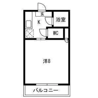 ハイツ畑中【1階】の間取り