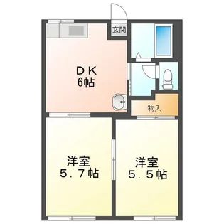 アネックス鈴木I【1階】の間取り