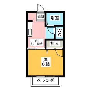 パール利平治【2階】の間取り