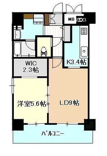 Furumachi Avenue-DAICHIKU-【9階】の間取り