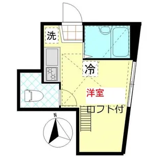 東京都品川区南大井4【アパート】の間取り