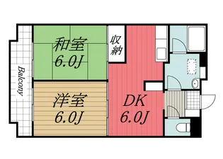 千葉県市原市五井【マンション】の間取り