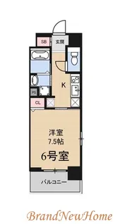 1Kの間取り画像