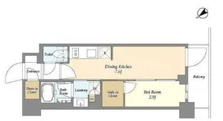 グランカーサ瑞江【3階】の間取り