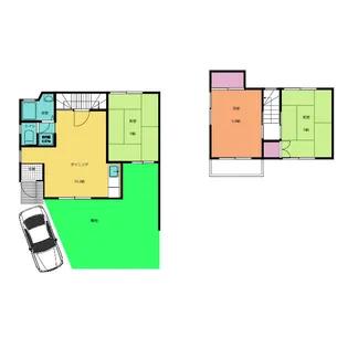 神奈川県横浜市戸塚区上矢部町【一戸建】の間取り