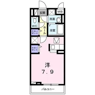 エスペランサ子安通【1階】の間取り