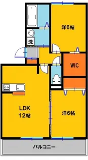 メゾンドールA【1階】の間取り
