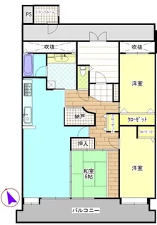群馬県高崎市宮原町【マンション】の間取り