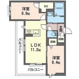 Regalo Keyaki【3階】の間取り