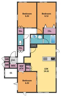 (仮称)白金3丁目メゾン【1階】の間取り