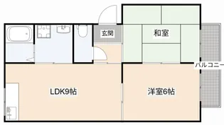 大阪府高槻市城南町1【アパート】の間取り