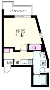 東京都練馬区貫井1【アパート】の間取り