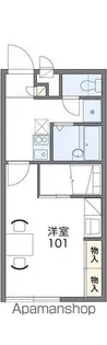 レオパレス青葉 II【2階】の間取り