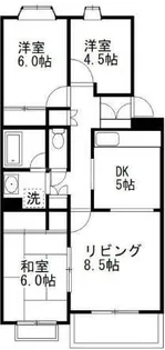 T’s garden習志野台【3階】の間取り