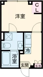 リバース笹塚【4階】の間取り