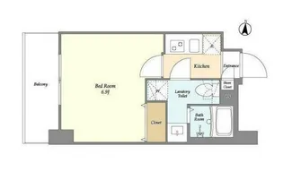 アルファコート蕨7【4階】の間取り