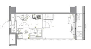 AZEST川崎大師II【5階】の間取り