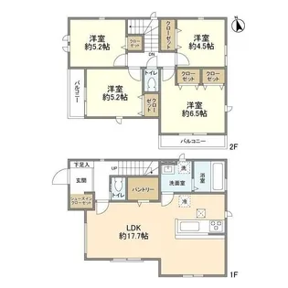 東京都国分寺市新町3【一戸建】の間取り
