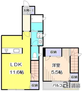 東京都練馬区中村南1【マンション】の間取り