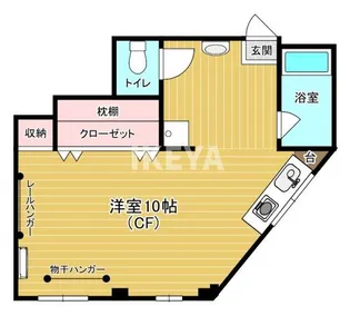 梅北コーポ【3階】の間取り