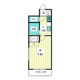 ユース名東【3階】の間取り
