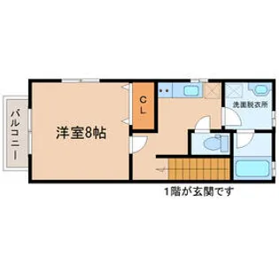 アスコット中野栄【2階】の間取り