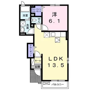 サザン・クロス【1階】の間取り