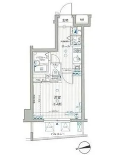 ラグジュアリーアパートメント東中野【3階】の間取り