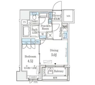 東京都千代田区鍛冶町2【マンション】の間取り