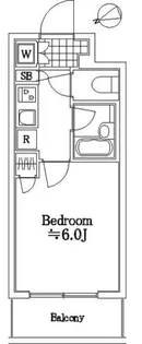 1Kの間取り画像