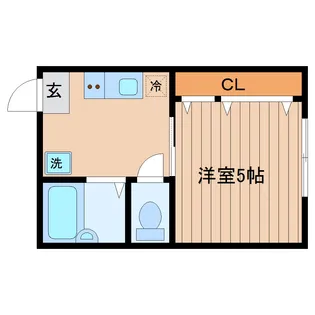 CASAあおば【2階】の間取り