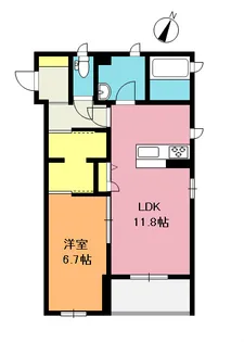 【SHM】ザッハトルテ【3階】の間取り