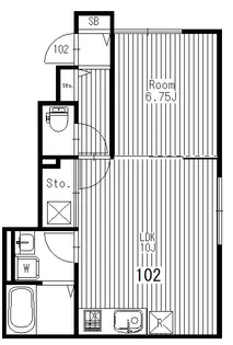 ハピネス前野【1階】の間取り