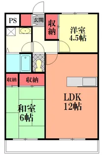 グレースマンション【1階】の間取り