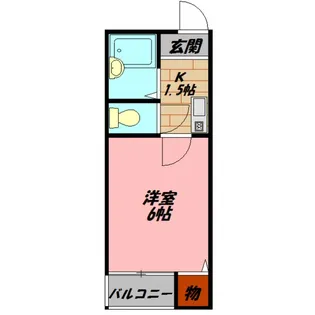 メゾンサフィール【4階】の間取り